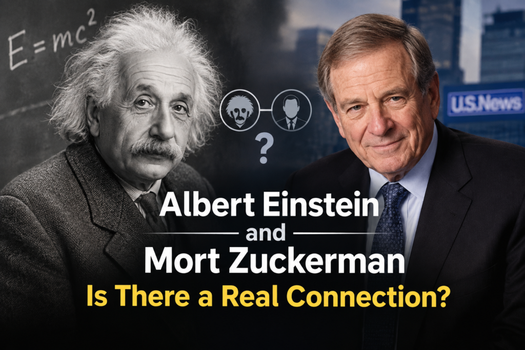 Albert Einstein and Mort Zuckerman connection